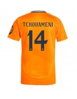 Real Madrid Aurelien Tchouameni #14 Venkovní Dres 2024-25 Krátký Rukáv